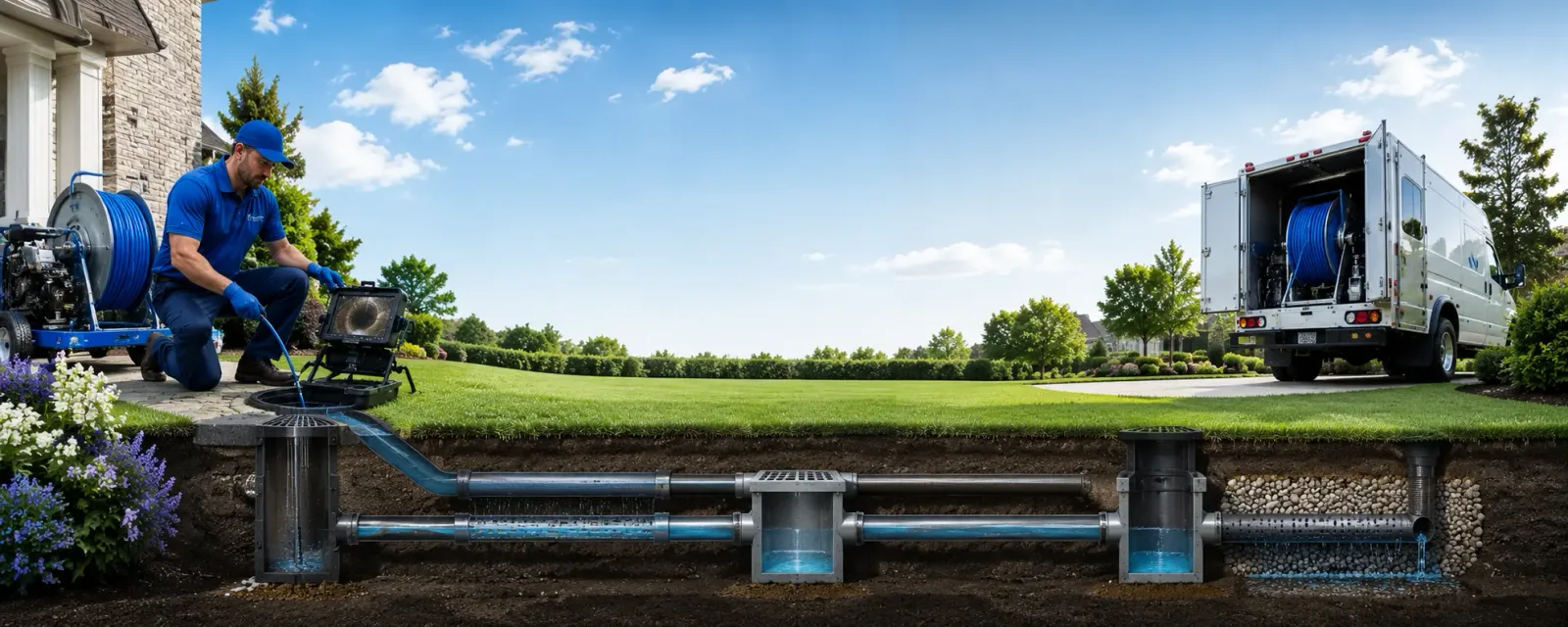 Outdoor drain cleaning information for Land O Lakes, WI